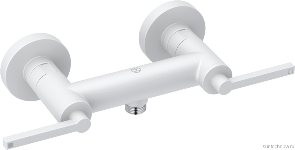 Смеситель для душа Kludi Nova Fonte Puristic 207105315 белый матовый