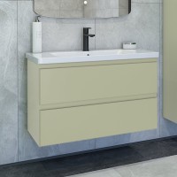 Тумба с раковиной Caprigo Forte 90 подвесная, фисташка