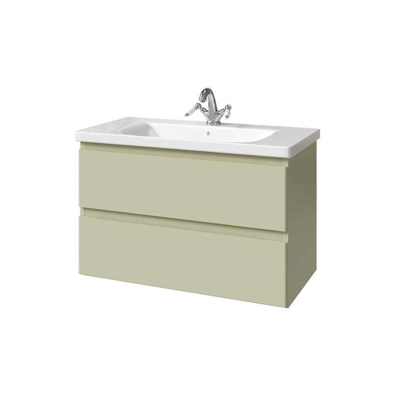 Тумба с раковиной Caprigo Forte 90 подвесная, фисташка