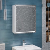 Зеркало-шкаф Vigo Geometry Сlassic 50 L/R с подсветкой, белый