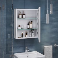 Зеркало-шкаф Vigo Geometry Сlassic 50 L/R с подсветкой, белый