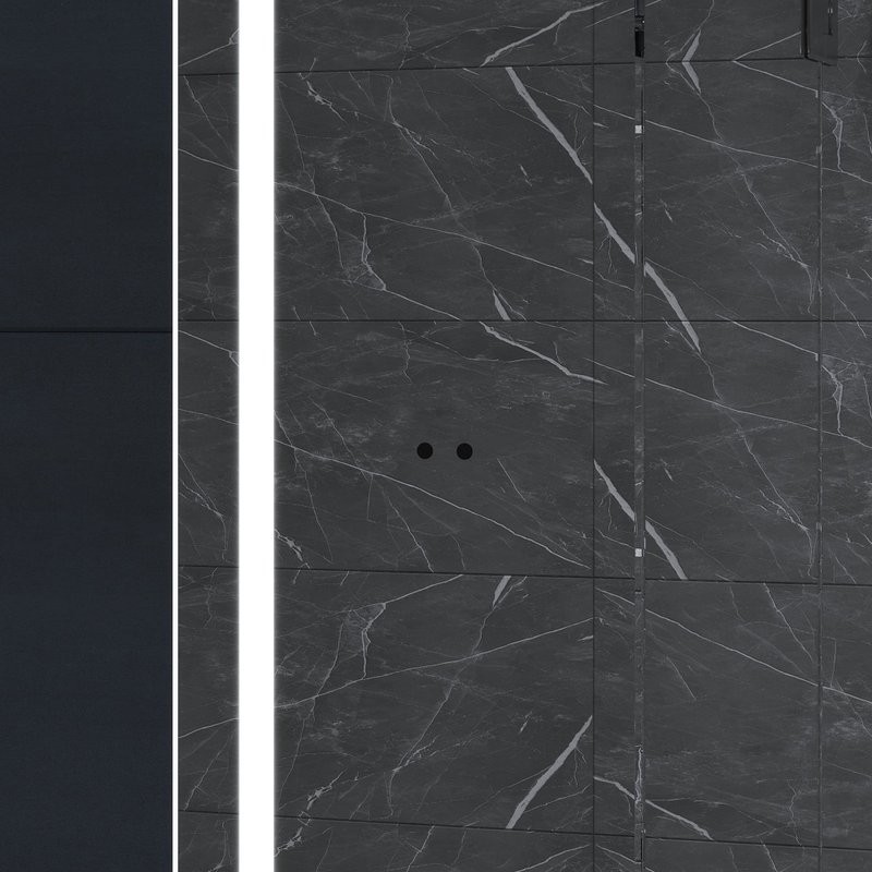 Зеркало-шкаф Vigo Geometry Сlassic 50 L/R с подсветкой, белый