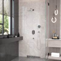 Душевой комплект Berges Ventas 3R 073007 С ВНУТРЕННЕЙ ЧАСТЬЮ, хром