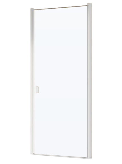 Душевая дверь в нишу Ravak Chrome CSD1-90 профиль белый, стекло прозрачное