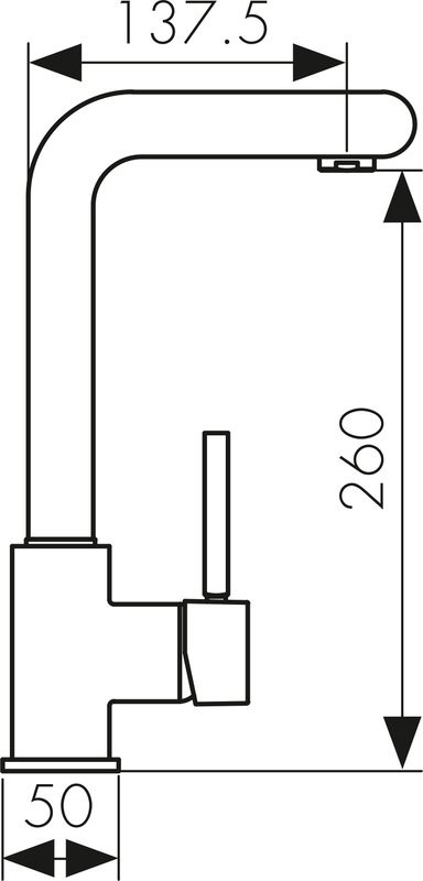 Смеситель для кухни Kaiser Vico 30033 хром