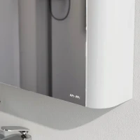 Зеркало-шкаф AM.PM Sensation 80 L с подсветкой, белый глянец