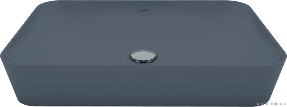 Накладная раковина Creavit Ultra UL060-00BM00E-0000 базальт