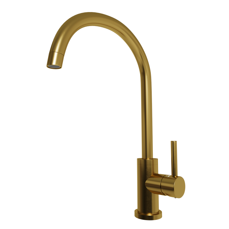 Смеситель для кухни Emar PVD ECB - 3004 PVD Golden