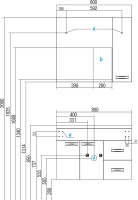 Тумба под раковину AQUATON Диор 80 белая