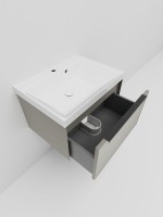 Тумба под раковину La Fenice SIMPLA Cappuccino бежевая 60 см