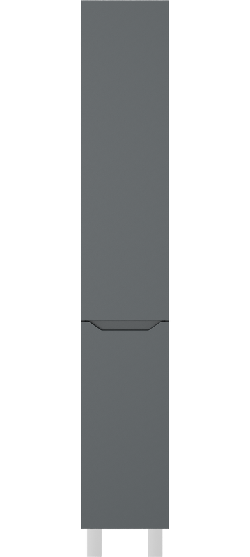 Шкаф-пенал для ванной AM.PM Tender R напольный, графит матовый