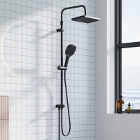 Душевая стойка Damixa Merkur 940000300 черная матовая