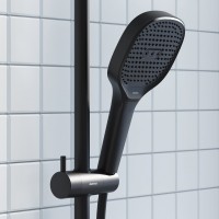 Душевая стойка Damixa Merkur 940000300 черная матовая