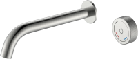 Смеситель для раковины Boheme Tech 158/2-NB С ВНУТРЕННЕЙ ЧАСТЬЮ, nikel brush