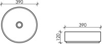 Накладная раковина Ceramicanova Element CN6022MP