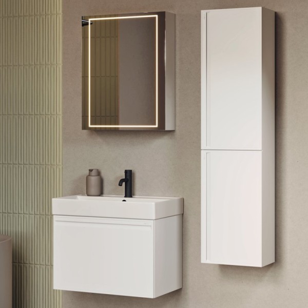 Мебель для ванной комнаты Aqwella Pure 65 белая