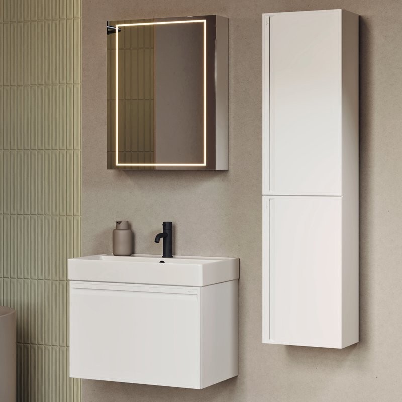 Мебель для ванной комнаты Aqwella Pure 65 белая