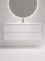 Тумба с раковиной Sancos Snob R 120 Bianco, раковина CN7028