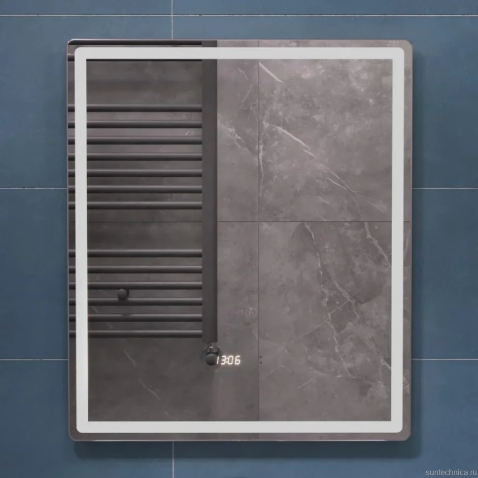 Зеркало Vigo Geometry Luxe 60 с подсветкой и антизапотевателем