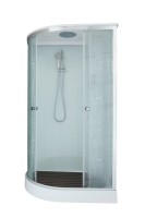 Душевая кабина DTO D EM1511RGMEL профиль хром, стекло матовое