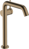 Смеситель для раковины Hansgrohe Tecturis S Fine 240 CoolStart 73370140 шлифованная бронза