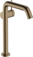 Смеситель для раковины Hansgrohe Tecturis S Fine 240 CoolStart 73370140 шлифованная бронза Смеситель для раковины Hansgrohe Tecturis S Fine 240 CoolStart 73370140 шлифованная бронза