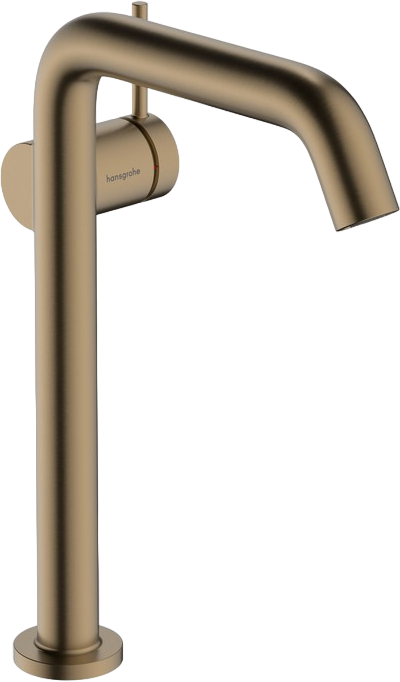 Смеситель для раковины Hansgrohe Tecturis S Fine 240 CoolStart 73370140 шлифованная бронза