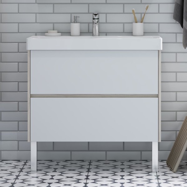 Тумба под раковину AQUATON Сканди 90 дуб верона