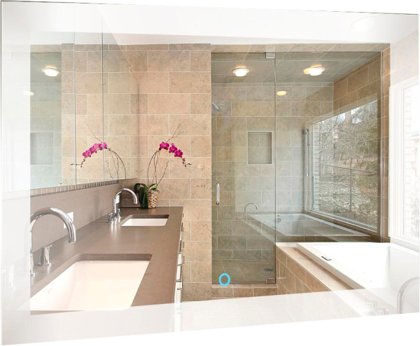 Зеркало Mixline Премьер Норма 80 с подсветкой