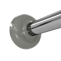 Угловой карниз для ванны Wasserkraft Dinkel SC-469018 180x90 см, Г-образный, серебристый