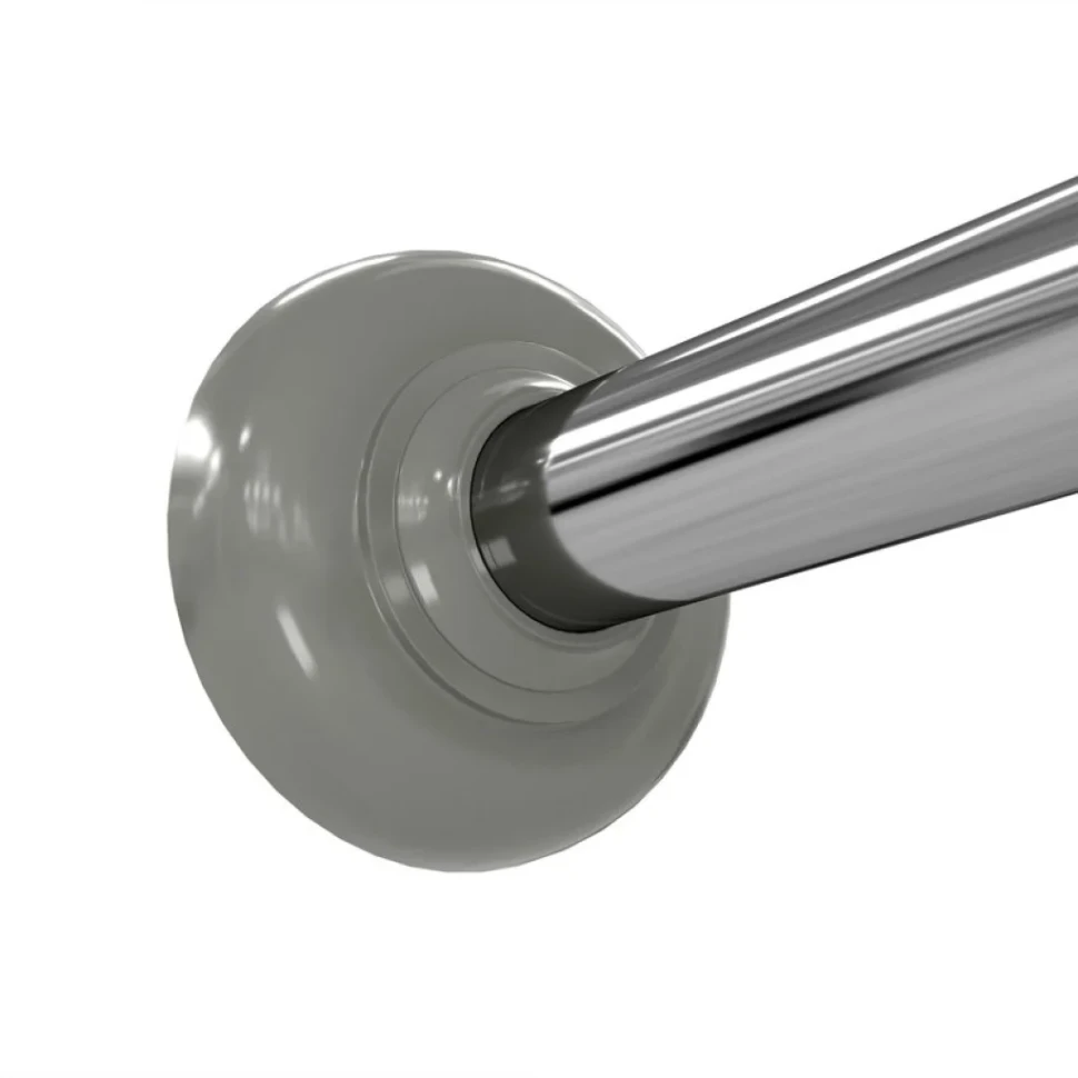 Угловой карниз для ванны Wasserkraft Dinkel SC-469018 180x90 см, Г-образный, серебристый