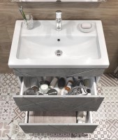 Тумба с раковиной Vigo Geometry 60 бетон