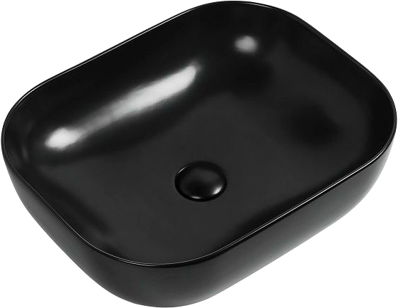 Накладная раковина Art&Max AM110-T-MB матовая черная