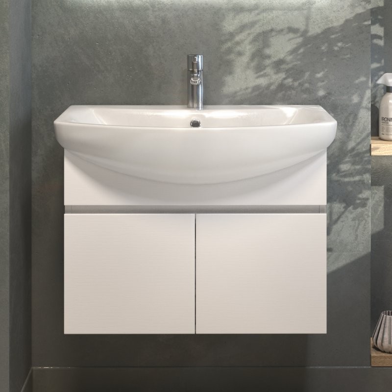 Мебель для ванной комнаты Vigo Wing 70 белая матовая