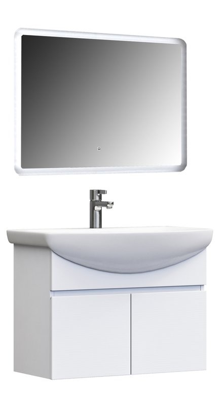 Мебель для ванной комнаты Vigo Wing 70 белая матовая