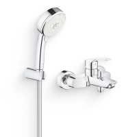 Душевой комплект Гарнитур Grohe Tempesta Cosmopolitan 27588002 + Смеситель Eurosmart 33300003