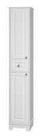 Шкаф-пенал для ванной Misty Ларго 35 L матовый белый