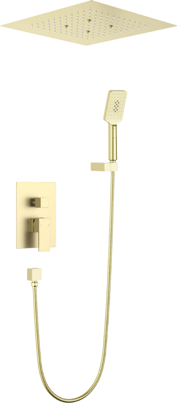 Душевой комплект Timo Selene SX-2029/17SM С ВНУТРЕННЕЙ ЧАСТЬЮ, золото матовое