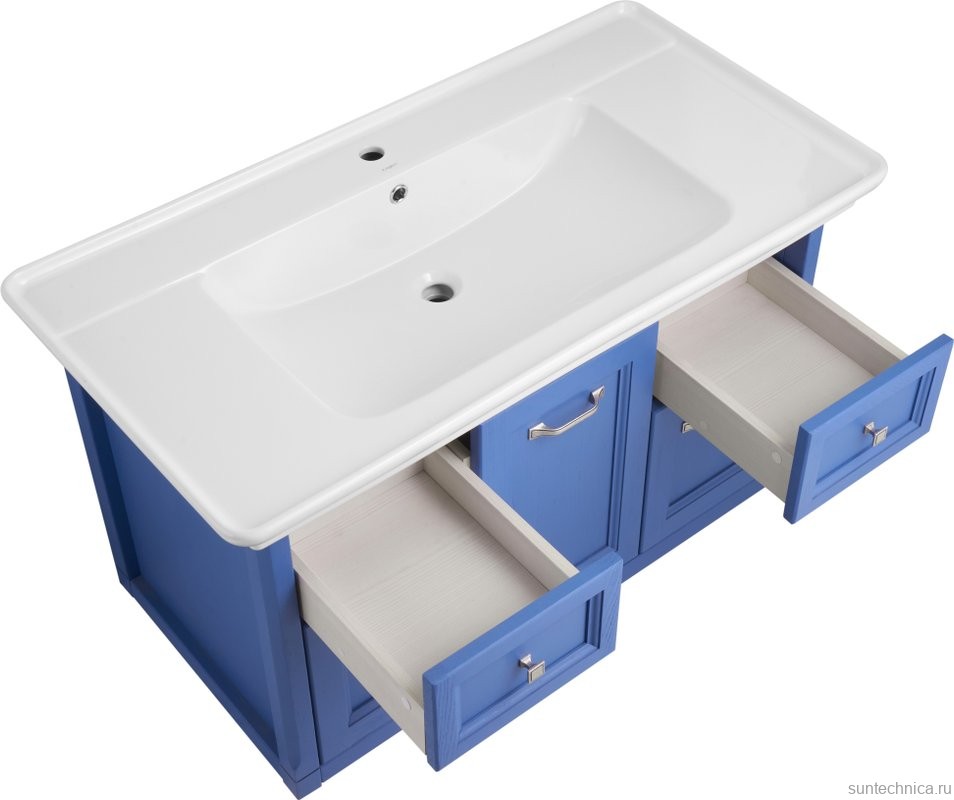 Тумба с раковиной ASB-Woodline Толедо 105 синяя