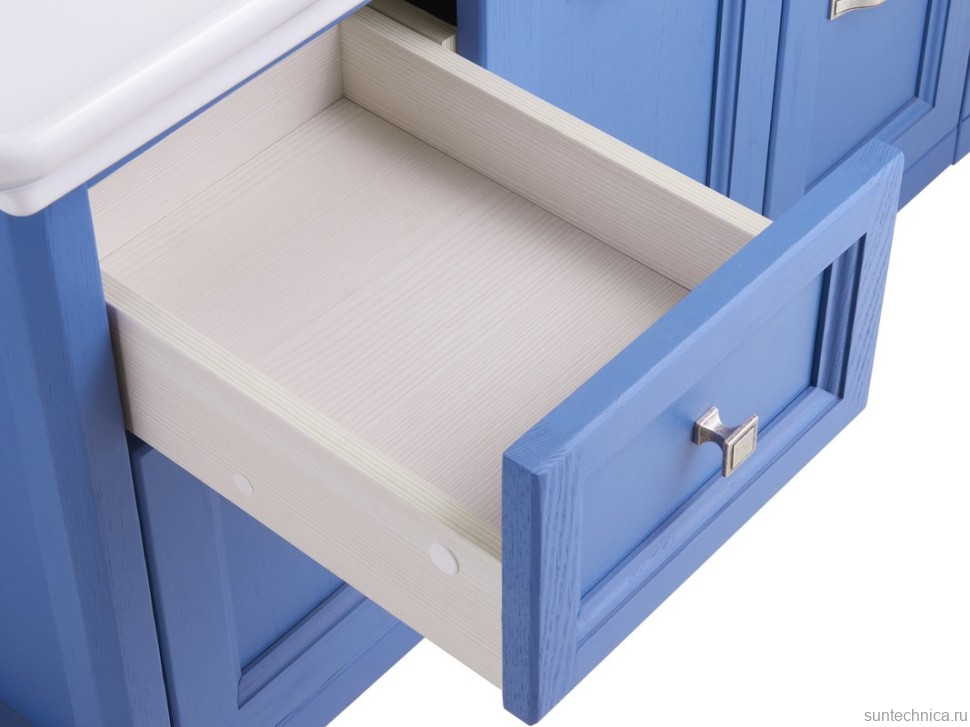 Тумба с раковиной ASB-Woodline Толедо 105 синяя