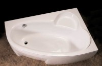 Акриловая ванна Ravak Asymmetric R 150x100 см, угловая, правая, встраиваемая, белая, асимметричная, на ножках, с сиденьем
