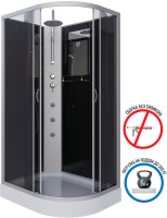 Душевая кабина Niagara Classic NG-3512-14LBKTG 120х80 см, без крыши, с гидромассажем и тропическим душем