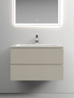 Тумба с раковиной Sancos Snob T 80 см, beige soft