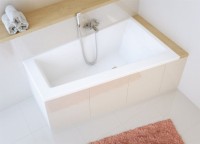 Акриловая ванна Excellent Sfera R 170x100 см, угловая, правая, встраиваемая, белая, асимметричная, с каркасом