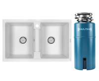 Комплект Мойка Paulmark Tandem 80/2PM238150-WH белая + Измельчитель Intenso Комплект Мойка Paulmark Tandem 80/2PM238150-WH белая + Измельчитель Intenso