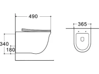 Комплект Унитаз подвесной AQUATEK Классик AQ1112-00 безободковый, с микролифтом + Инсталляция Standard INS-0000012 + Комплект креплений KKI-0000002 + Кнопка KDI-0000009 белая