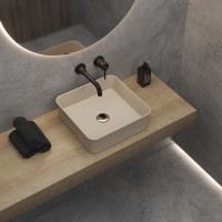 Накладная раковина Berges Ego SL 39x39 матовый жасмин
