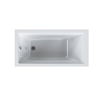 Акриловая ванна AM.PM Gem без опоры 140x70 см, пристенная, белая