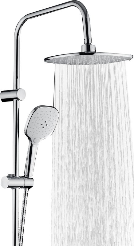 Душевой комплект Смеситель Agger Slim A2210000 + Стойка Marine A0595000