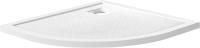 Поддон для душа BelBagno Uno R 90х90, белый, с сифоном